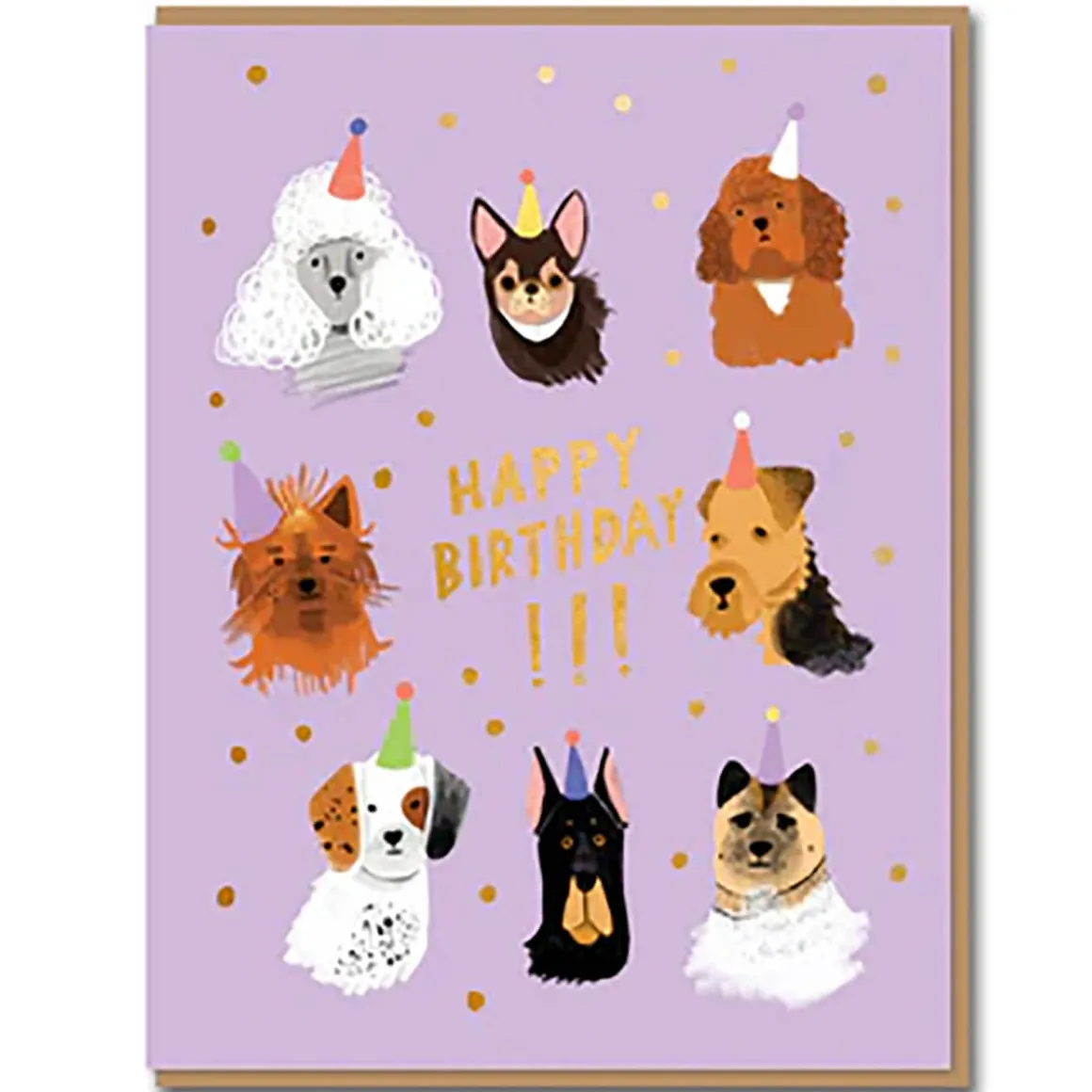 Canine Crew Greetings Card by Carolyn Suzuki for 1973