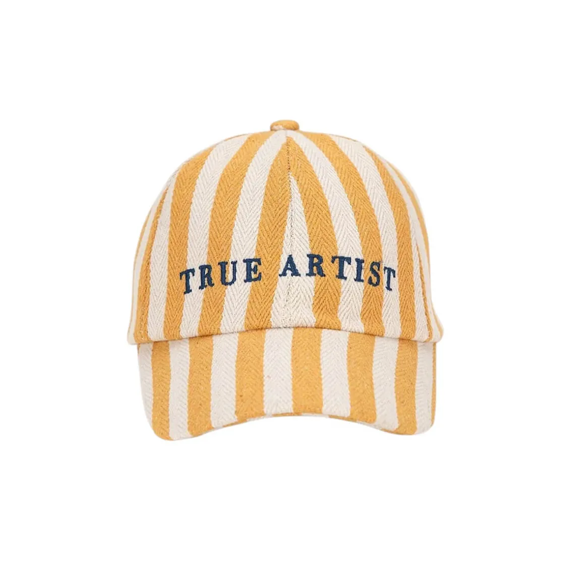 Cap nº01 in Naples Yellow Stripe by True Artist