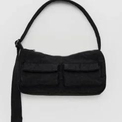 Cargo Shoulder Bag in Black by Baggu