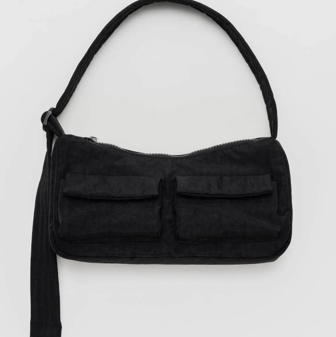 Cargo Shoulder Bag in Black by Baggu