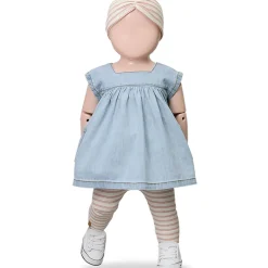Carlotta Dress in Denim by 1+ in the Family
