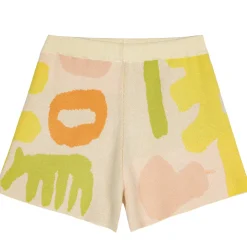 Carnival Print Jacquard Knitted Shorts by Bobo Choses Womenswear - Last One In Stock - Large