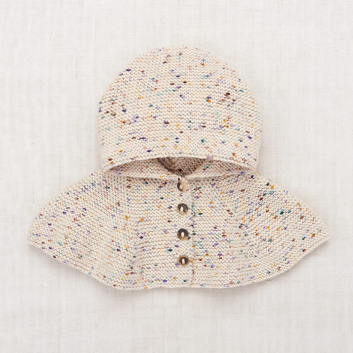 Cate Capelet in Iris Confetti by Misha & Puff