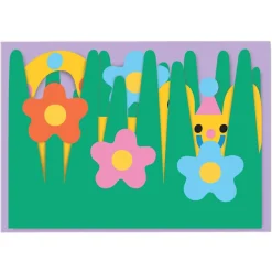 Cat Fold Out Birthday Greetings Card by Susie Hammer for Wrap