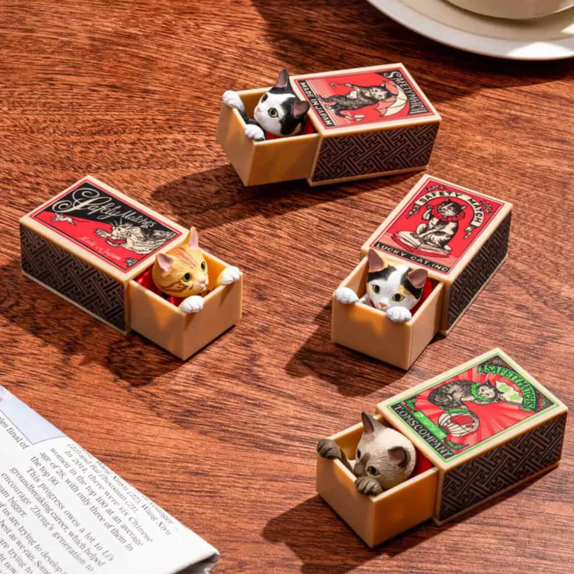 Cat Peek Matchbox Blind Box by Kitan Club