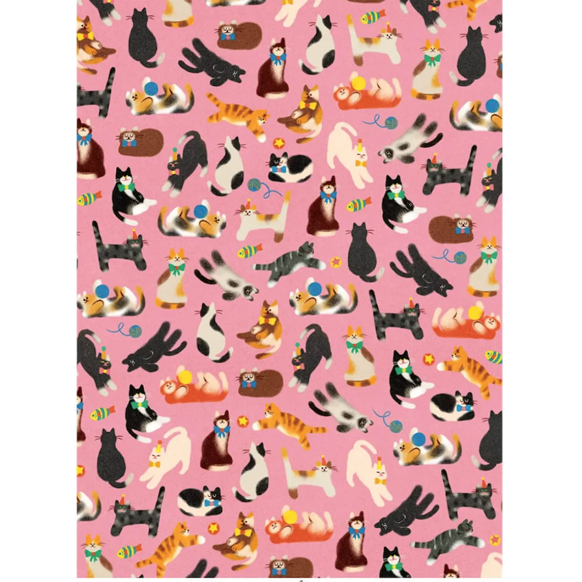 Cats Birthday Gift Wrap by Zoey Kim for Wrap