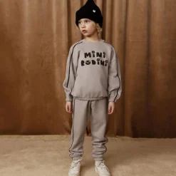 Cats Sweatshirt in Grey by Mini Rodini
