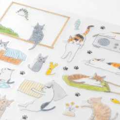 Cat Stickers 2688 by Midori