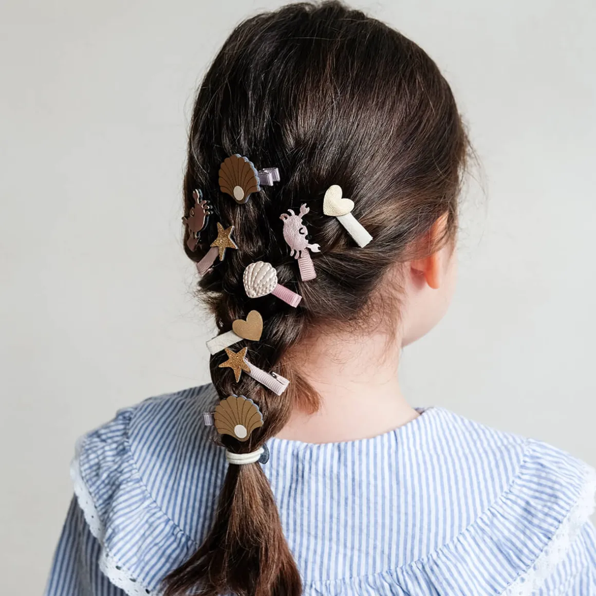 Cecil Crab Mini Hair Clips by Mimi & Lula