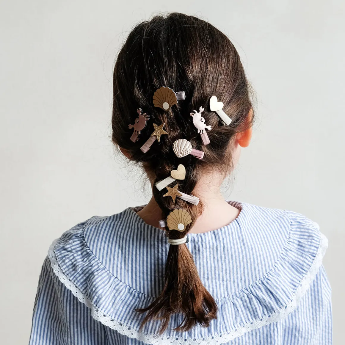 Cecil Crab Mini Hair Clips by Mimi & Lula