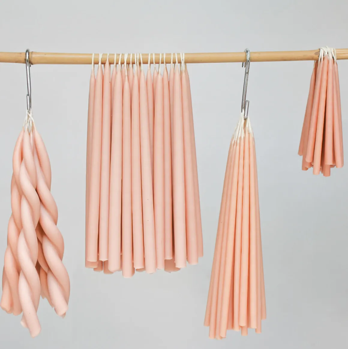 8 Celebration Extra Long Birthday Candles in Pink Blossom by Wax Atelier