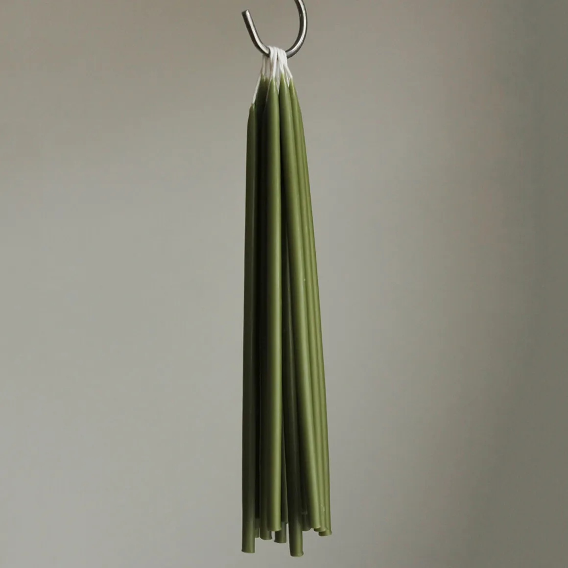8 Celebration Extra Long Birthday Candles in Green Tea Mix by Wax Atelier