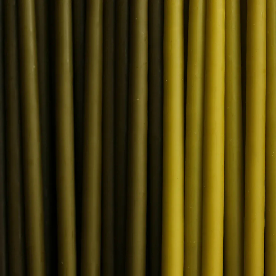 8 Celebration Extra Long Birthday Candles in Green Tea Mix by Wax Atelier