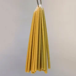 8 Celebration Extra Long Birthday Candles in Natural by Wax Atelier