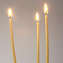 8 Celebration Extra Long Birthday Candles in Natural by Wax Atelier