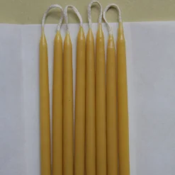8 Celebration Extra Long Birthday Candles in Natural by Wax Atelier