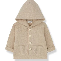 Cesc Hooded Jacket in Beige by 1+ in the Family