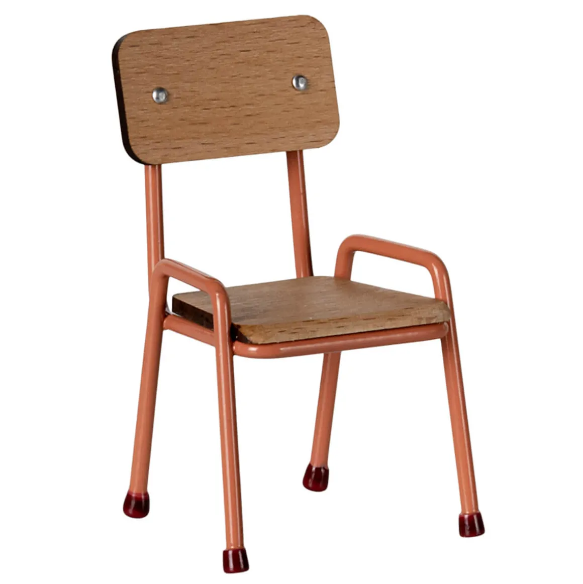 Chair for Mouse in Coral by Maileg
