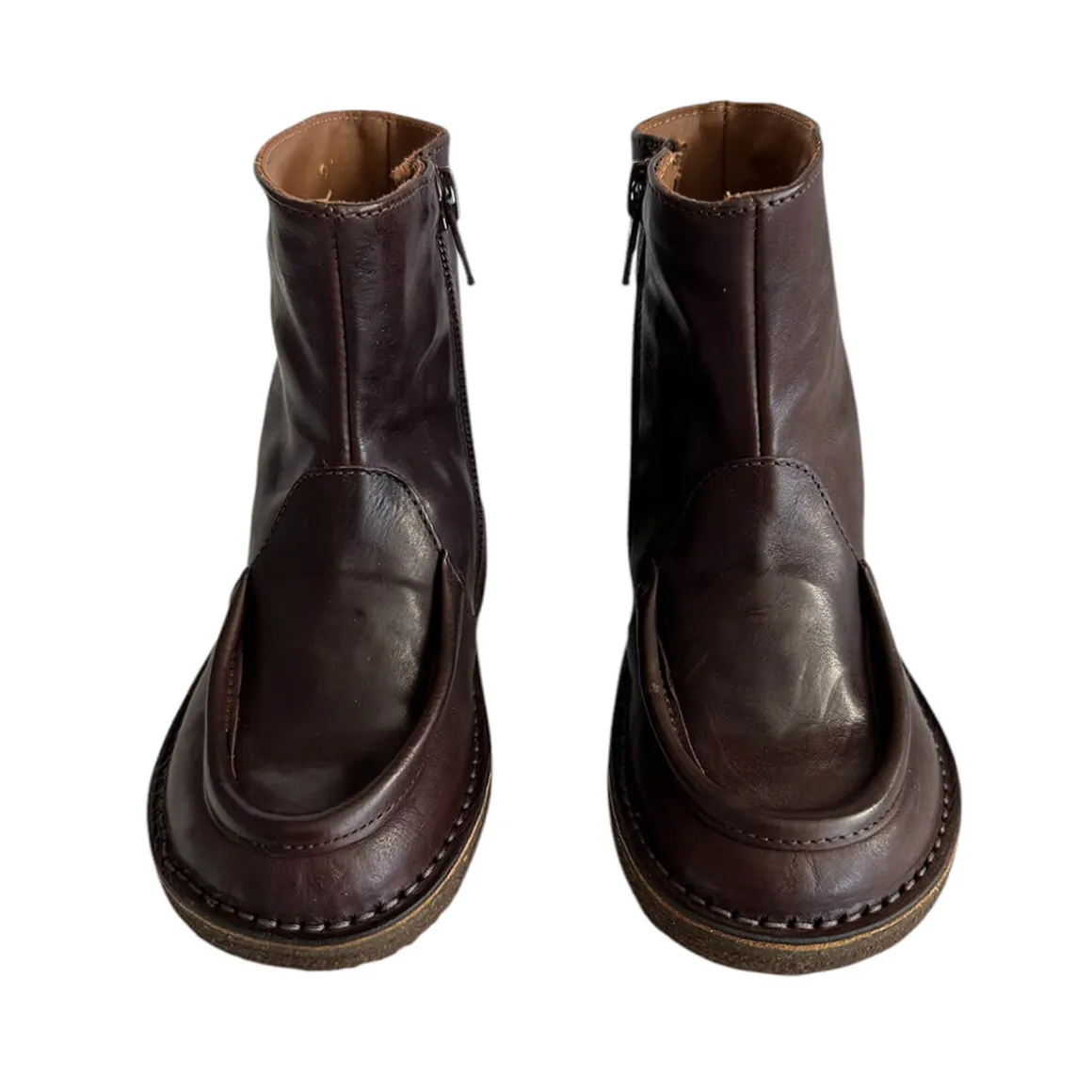 Charles Ankle Boots in Dark Brown by PèPè