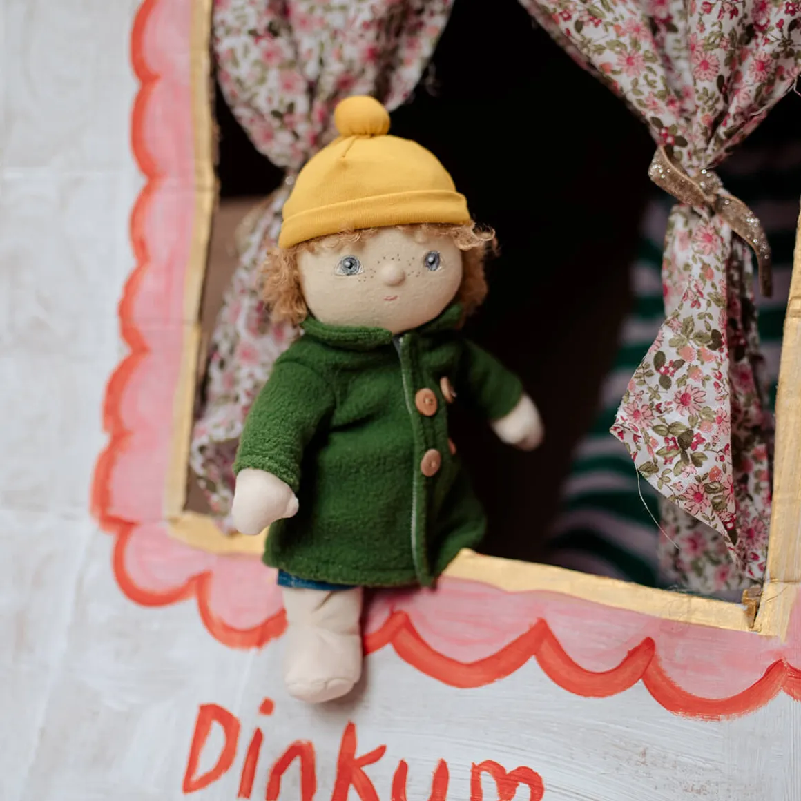 Charlie Chestnut Dress Me Dinky Dinkums Doll by Olli Ella