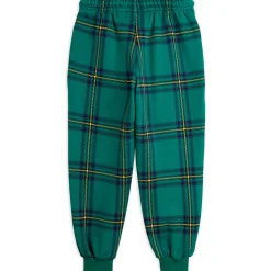 Check AOP Sweatpants in Green by Mini Rodini - Last One In Stock - 80/86 (12-18 Months)