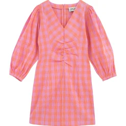 Check Puff Sleeve Dress by The Tiny Big Sister - Last One In Stock - EUR 36 (UK 8)