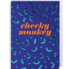 Cheeky Monkey Greetings Card by Postco for Lagom Design