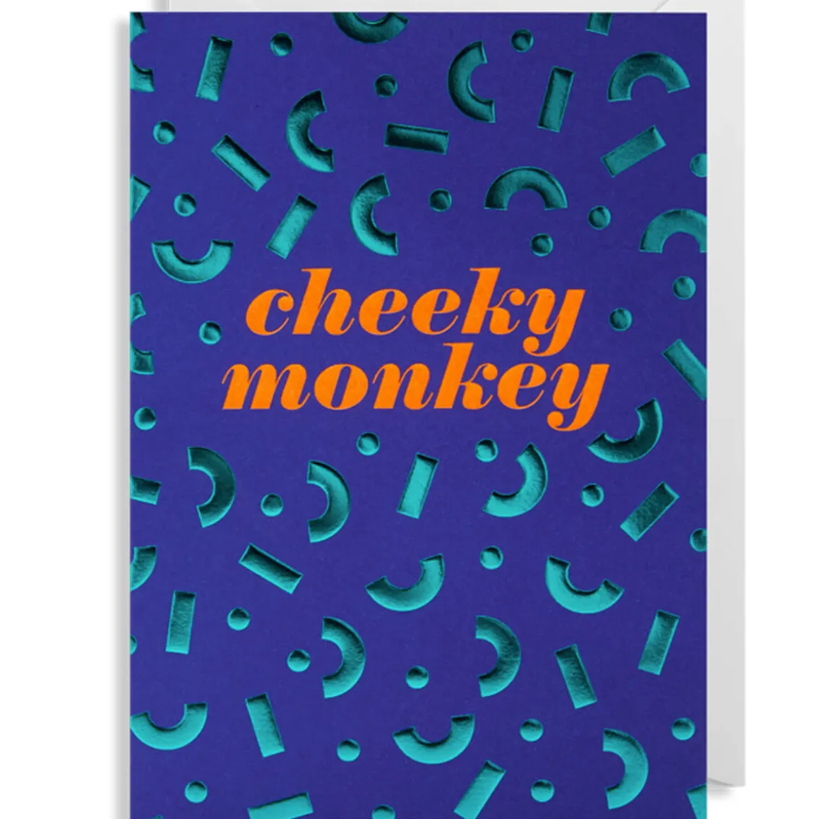 Cheeky Monkey Greetings Card by Postco for Lagom Design