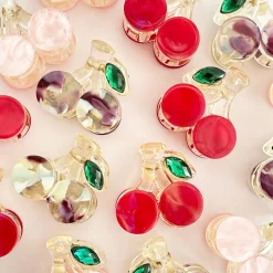 Cherries Mini Hair Claw in Various Colours by Hello Sakura