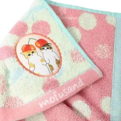 Cherry Nyan Dot Mofusand Mini Hand Towel (25cm) by Marushin Japan