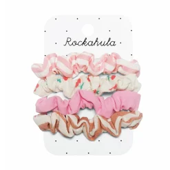 Cherry Stripe Scrunchie Set by Rockahula