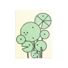 Chinese Money Plant Mini Greetings Card by Scout Editions