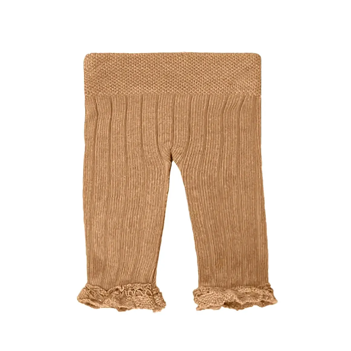 Chloe Footless Tights (28cm & 34cm Doll) in Salted Caramel by Minikane X Collegien