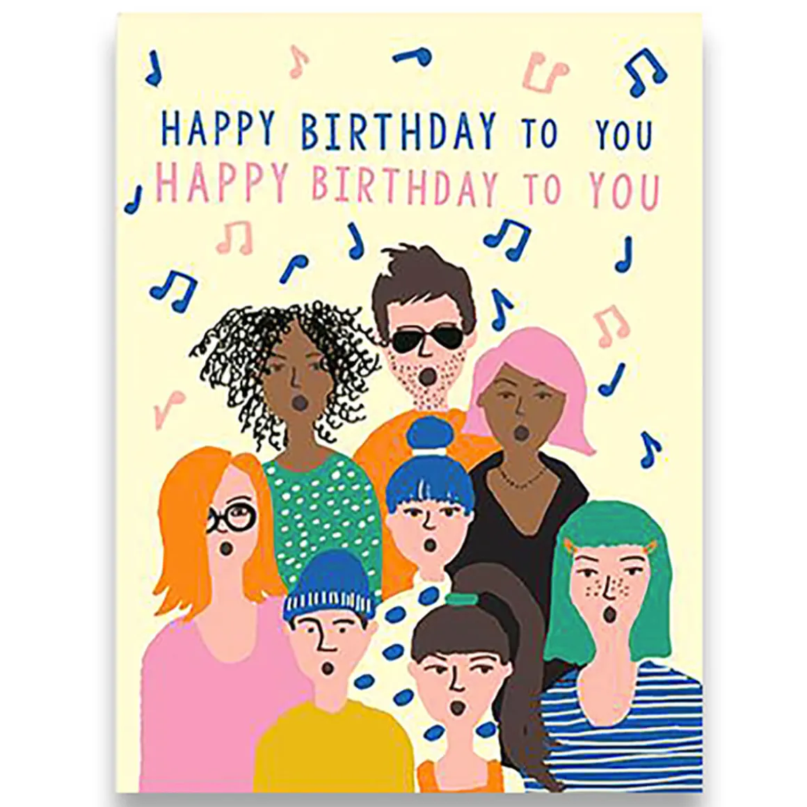 Choir Greetings Card by Emma Cooter for 1973