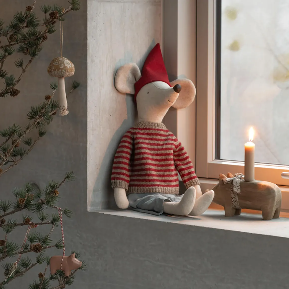 Christmas Mouse (Maxi Boy) by Maileg