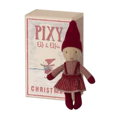 Christmas Pixy Elfie in Box by Maileg