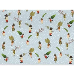 Christmas Procession Gift Wrap by Roger La Borde