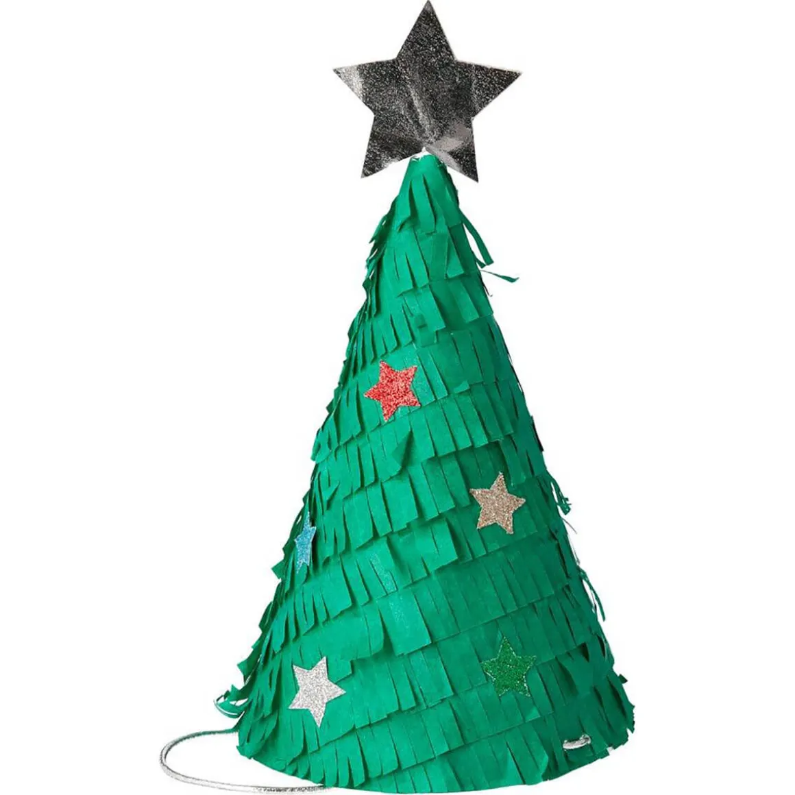 Christmas Tree Fringed Party Hats by Meri Meri