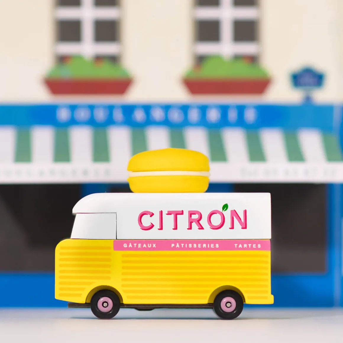 Citron Macaron Van Mini Candyvan By Candylab Toys