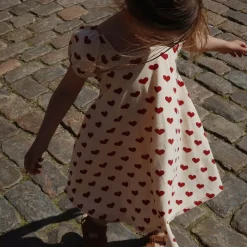 Classic Short Sleeve Dress in Amour Rouge by Konges Slojd