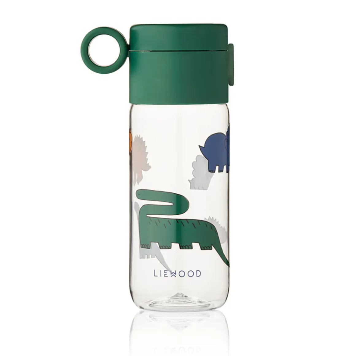 Clemence 350ml Water Bottle in Dinosaurs / Mist by Liewood