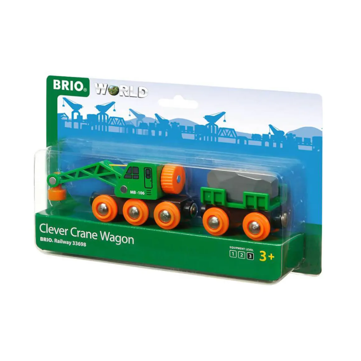 Clever Crane Wagon by Brio