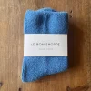 Cloud Adult Socks in Cerulian by Le Bon Shoppe