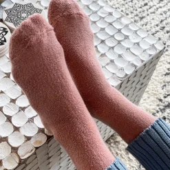 Cloud Adult Socks in Mulberry by Le Bon Shoppe