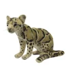 Clouded Leopard Sitting (29cm) by Hansa