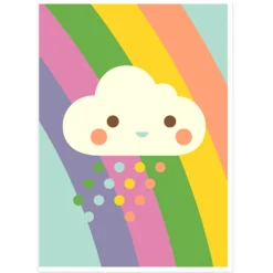 Cloud Greetings Card by Dicky Bird