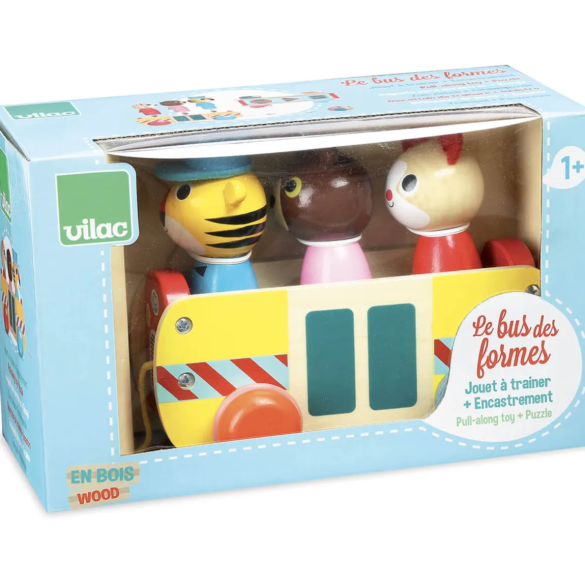 Coach Pull Toy by Vilac