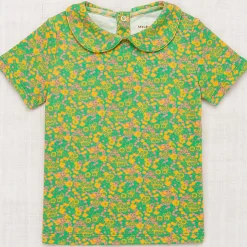 Collar Tee in Clover Tisbury Garden by Misha & Puff