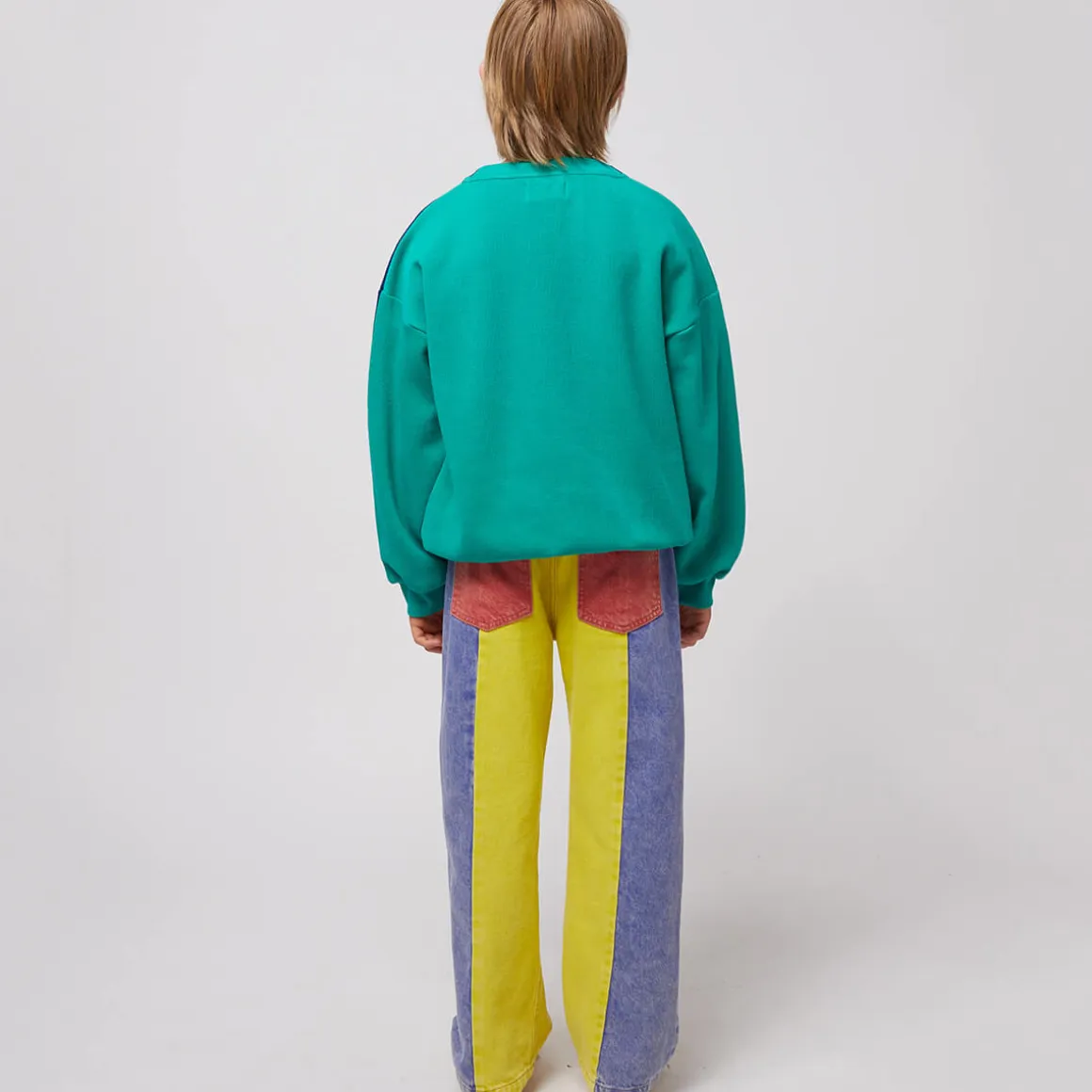 Colour Block Denim Pants by Bobo Choses