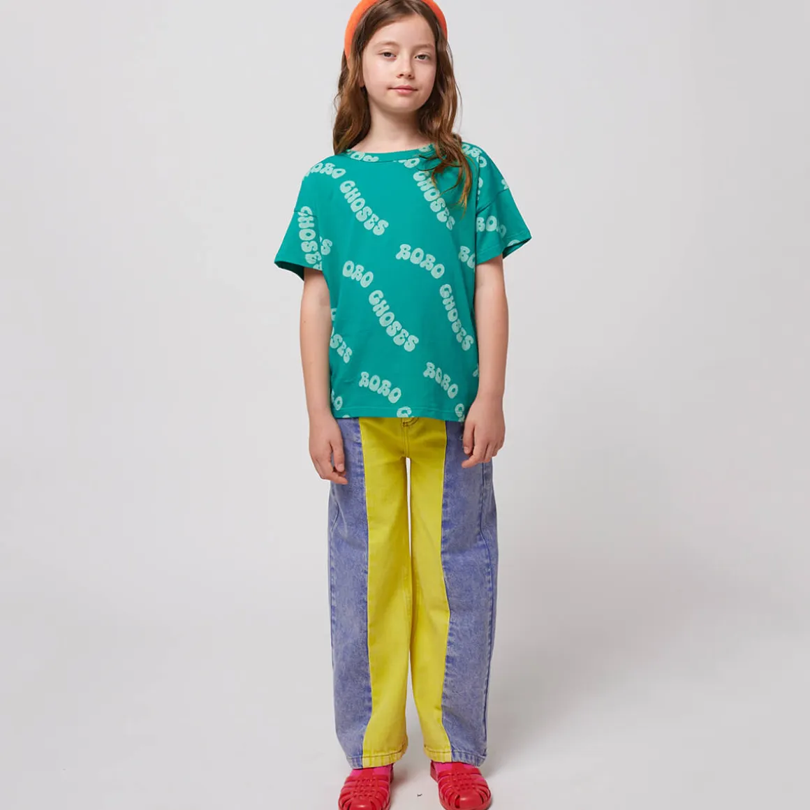 Colour Block Denim Pants by Bobo Choses